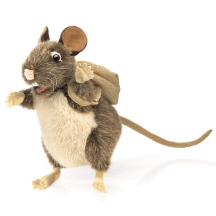 Pack Rat - Micuțul șobolanul strângăreț - Marionetă de mână, 30 cm - Original Folkmanis®
