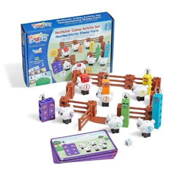 MathLink®Cubes Numberblocks - Ferma oitelor - Jocuri matematice - Hand2Mind