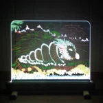 Pictura pe lumina - Sevalet din sticla iluminata - 55 x 45 cm