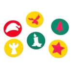 Ghirlanda festiva - Set bricolaj pentru copii - Decoratiuni sarbatori de iarna - craciun advent