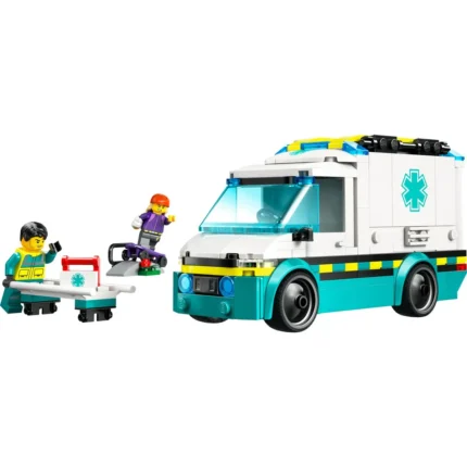 Set LEGO CITY AMBULANTA DE URGENTE 60451 - prin Didactopia