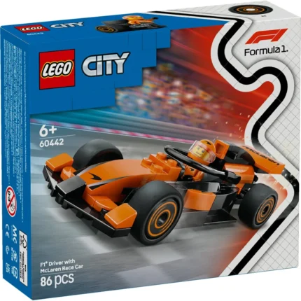 Set LEGO CITY PILOT F1 CU MASINA DE CURSE MCLAREN 60442 - prin Didactopia