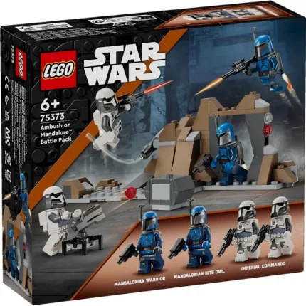 Set LEGO STAR WARS TM PACHET DE LUPTA AMBUSCADA PE MANDALORE 75373 - prin Didactopia