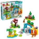 Set LEGO DUPLO FAMILII DE ANIMALE SALBATICE 3 ÎN 1 10446 - prin Didactopia