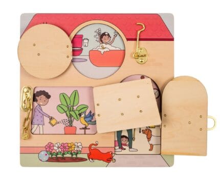 Casuta ferecata - Activitati motricitate fina