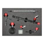 Set experimente Distilare - Conexiuni filetate GL și condensator Liebig - Chimie Organică - Original NTL
