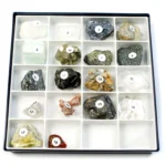 Colectie didactica de minerale - Proprietati electrice si magnetice - 18 minerale