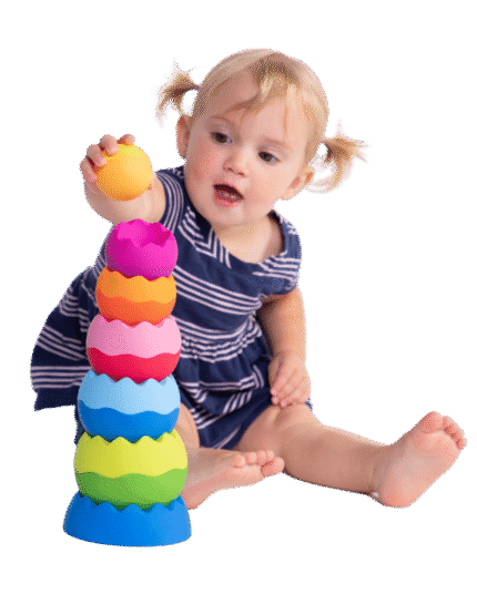 Tobbles Neo - Turnul din bucăți - Stivuire, echilibru și dexteritate bebe