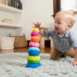 Tobbles Neo - Turnul din bucăți - Stivuire, echilibru și dexteritate bebe