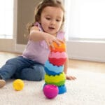Tobbles Neo - Turnul din bucăți - Stivuire, echilibru și dexteritate bebe