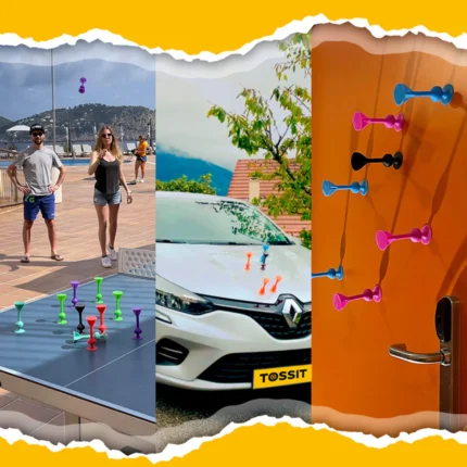 Tossit - Original Starter Pack - Joc de aruncare darts cu ventuze