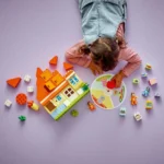 Set LEGO DUPLO CASA DE FAMILIE A LUI BLUE CU JOC DE MEMORIE 10459 - prin Didactopia