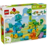 Set LEGO DUPLO DINOZAURI PE ROTI 3 IN 1 10451 - prin Didactopia