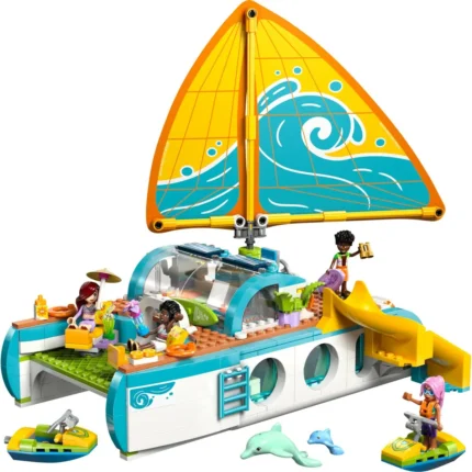 Set LEGO FRIENDS CALATORIA AVENTUROASA CU BARCA 42664 - prin Didactopia