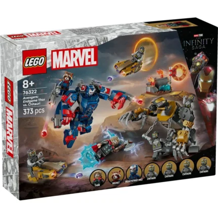Set LEGO MARVEL RAZBUNATORII THOR VS CHITAURI SFARSITUL JOCULUI 76322 - prin Didactopia