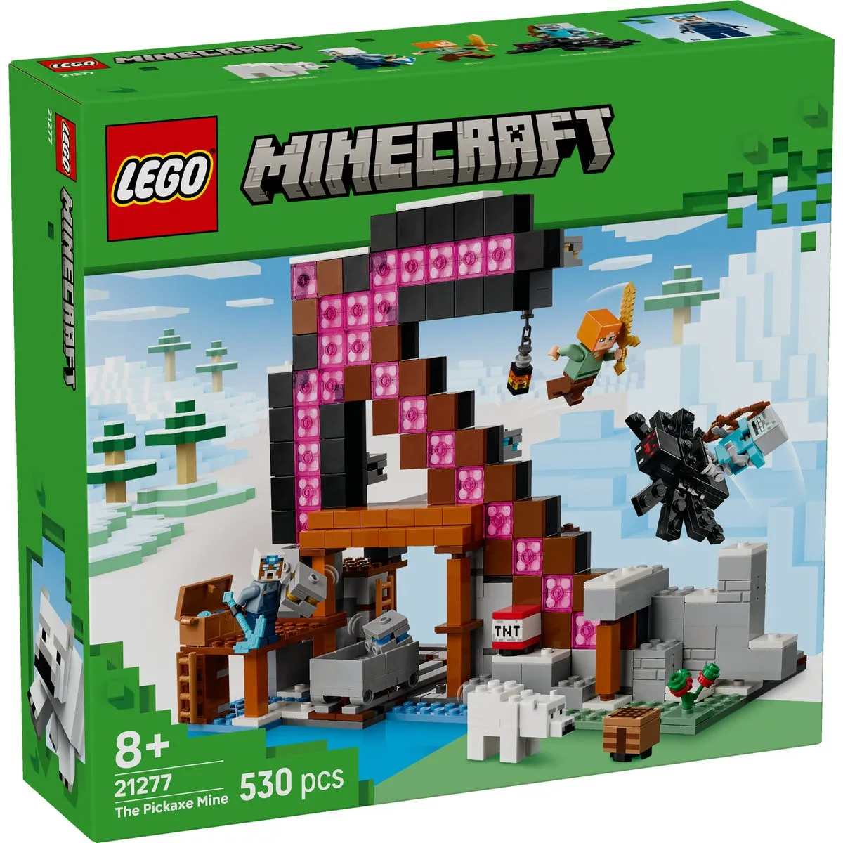 Set-LEGO-MINECRAFT-MINA-TARNACOP-21277-prin-Didactopia Set LEGO MINECRAFT MINA TARNACOP 21277 - prin Didactopia