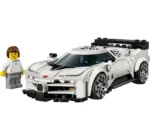 Set LEGO SPEED CHAMPIONS HIPERMASINA SPORT BUGATTI CENTODIECI 77240 - prin Didactopia