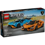 Set LEGO SPEED CHAMPIONS LAMBORGHINI REVUELTO SI HURACAN STO 77238 - prin Didactopia