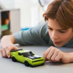 Set LEGO SPEED CHAMPIONS MASINA SPORT DODGE CHALLENGER SRT HELLCAT 77237 - prin Didactopia