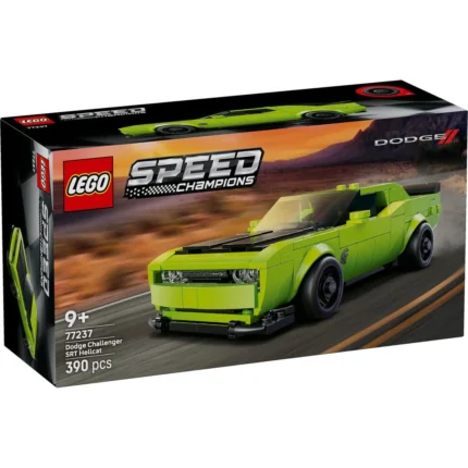 Set LEGO SPEED CHAMPIONS MASINA SPORT DODGE CHALLENGER SRT HELLCAT 77237 - prin Didactopia