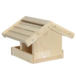 Căsuţă pentru păsări - Hrănitor - Set bricolaj lemn masiv - Asamblare componente pretăiate