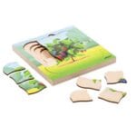 Puzzle educativ multistrat - Mure de pădure - Seria În pădure - 4 straturi - Puzzle de creștere - Lemn