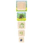 Puzzle educativ multistrat - Mure de pădure - Seria În pădure - 4 straturi - Puzzle de creștere - Lemn