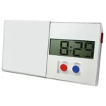 Ceas educativ dual - XL, latura de 37 cm - Cadran Analog și Afișaj Digital - Afișare alternativă - Pentru masă sau perete