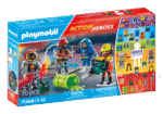Playmobil-CREEAZA PROPRIA FIGURINA ECHIPA DE POMPIERI-Set Playmobil-PM71468