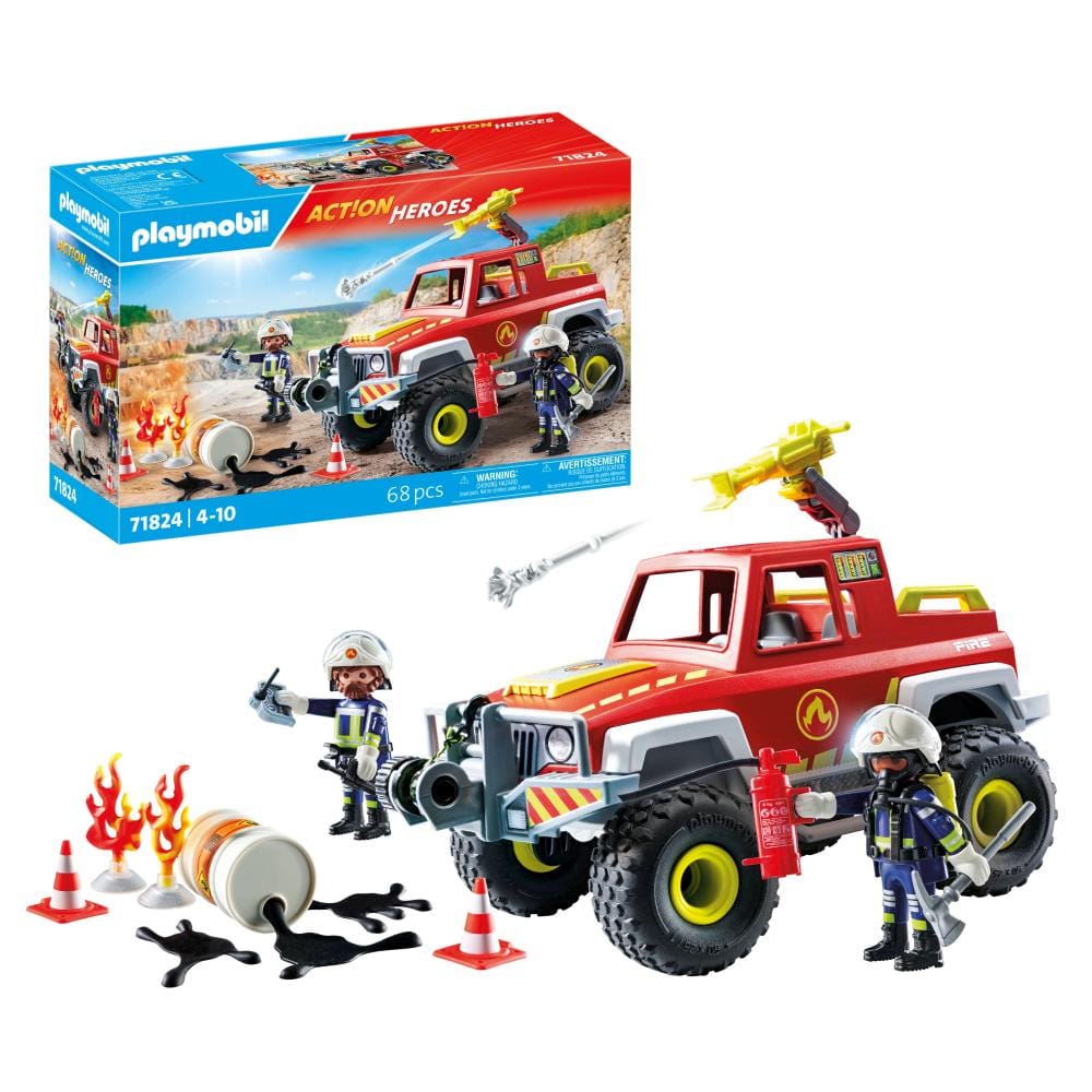 Playmobil-Camion-de-pompieri-Playmobil-Set-original-Playmobil-PM71824-Didactopia Playmobil - Camion de pompieri Playmobil-Set Playmobil-PM71824