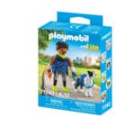 Playmobil - Figurina alergator cu animalut de colectie caine Border Collie-Set Playmobil-PM71740