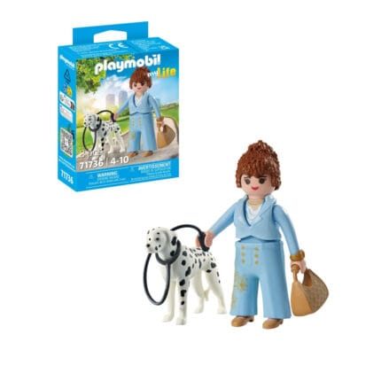 Playmobil - Figurina manager cu animalut de colectie caine Dalmatian-Set Playmobil-PM71736