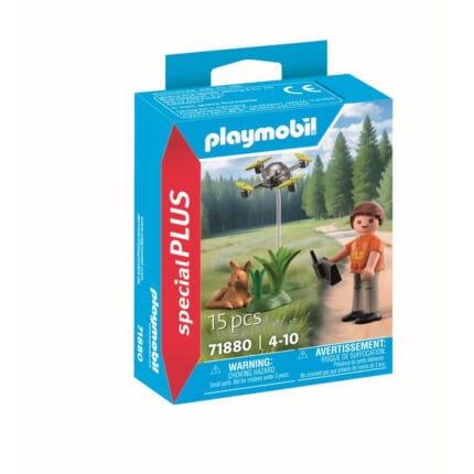 Playmobil - Figurina salvator cu drona-Set Playmobil-PM71880