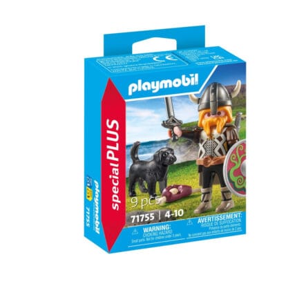 Playmobil - Figurina viking cu caine de paza-Set Playmobil-PM71755