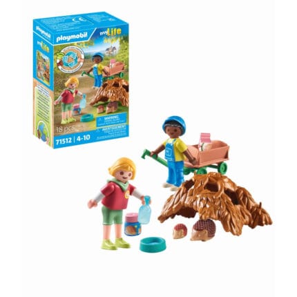 Playmobil-INGRIJIREA FAMILIEI DE ARICI-Set Playmobil-PM71512