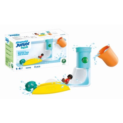 Playmobil - Junior Aqua dezvoltare prin joaca Rezervor de apa cu tobogan-Set Playmobil-PM71775