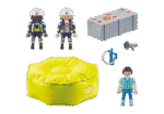 Playmobil-POMPIER CU SALTEA DE AER-Set Playmobil-PM71465