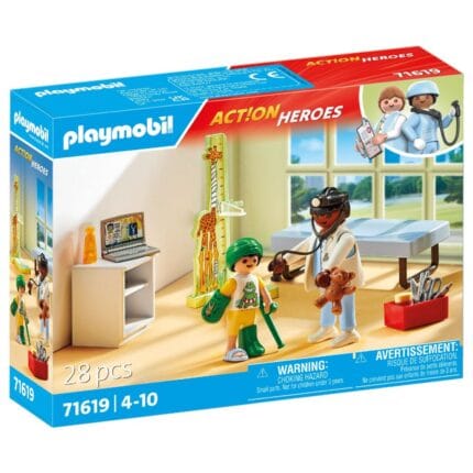 Playmobil - Pediatru cu copil si ursulet-Set Playmobil-PM71619