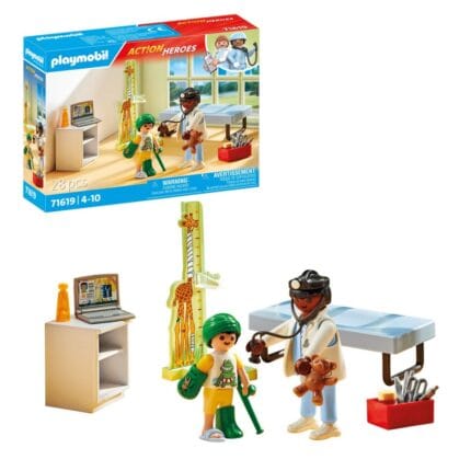Playmobil - Pediatru cu copil si ursulet-Set Playmobil-PM71619