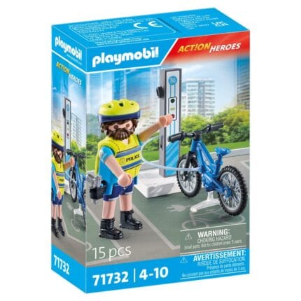 Playmobil - Politist cu bicicleta-Set Playmobil-PM71732