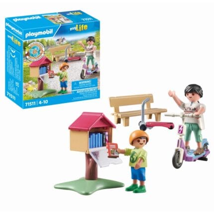 Playmobil-SCHIMB DE CARTI PENTRU PASIONATII DE LECTURA-Set Playmobil-PM71511