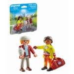 Playmobil-SET 2 FIGURINE PARAMEDIC CU PACIENT-Set Playmobil-PM71506