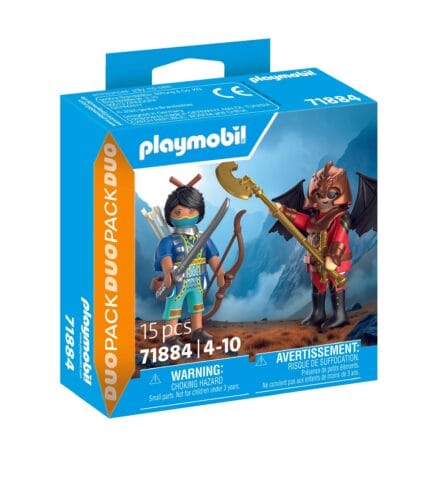 Playmobil - Set 2 figurine cavaler Novelmore si bandit Burnham-Set Playmobil-PM71884