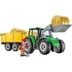 Playmobil - Tractor cu remorca si incarcator frontal-Set Playmobil-PM9317