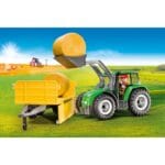 Playmobil - Tractor cu remorca si incarcator frontal-Set Playmobil-PM9317