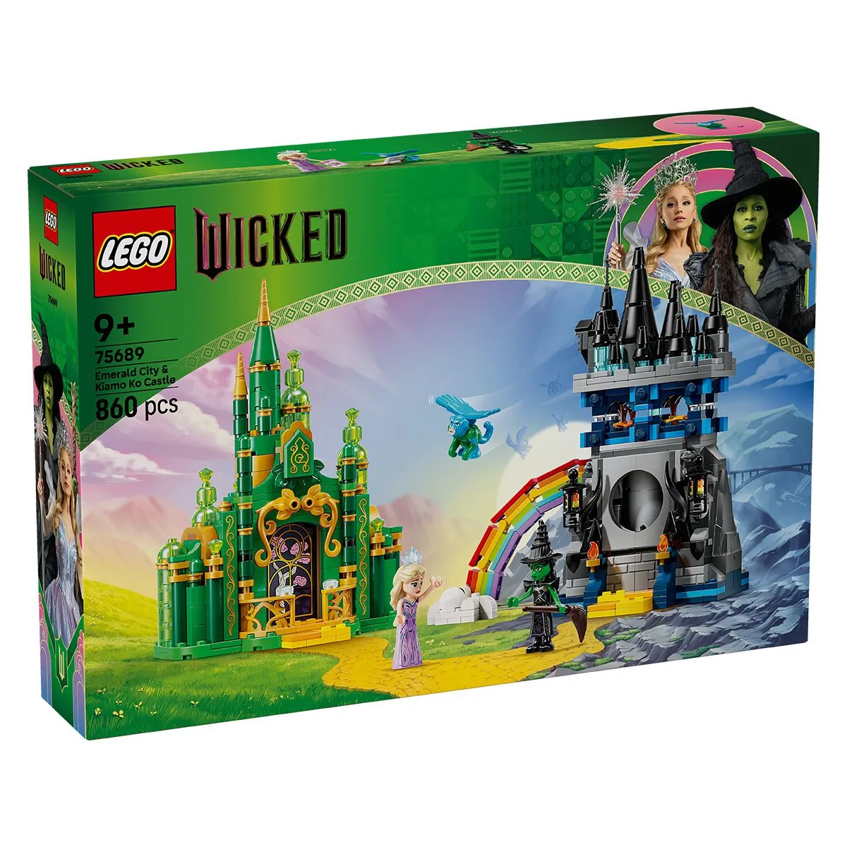 Set-LEGO-WICKED-EMERALD-CITY-SI-CASTELUL-KIAMO-KO-75689-prin-Didactopia Set LEGO WICKED EMERALD CITY SI CASTELUL KIAMO KO 75689 - prin Didactopia