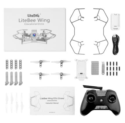 LiteBee Wing - Drona educationala programabila - Educatie digitala - In Romania prin Didactopia