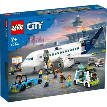 Set LEGO CITY AVION DE PASAGERI 60367 - prin Didactopia