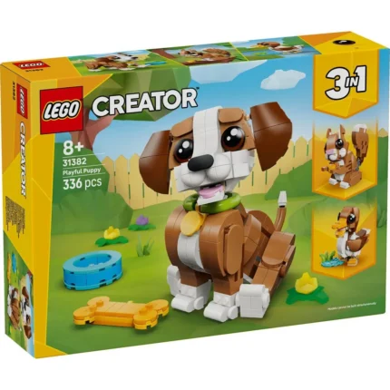 Set LEGO CREATOR ANIMALE ADORABILE CATELUS JUCAUS 31382 - prin Didactopia