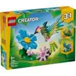 Set LEGO CREATOR ANIMALE SALBATICE COLIBRI COLORAT 31384 - prin Didactopia